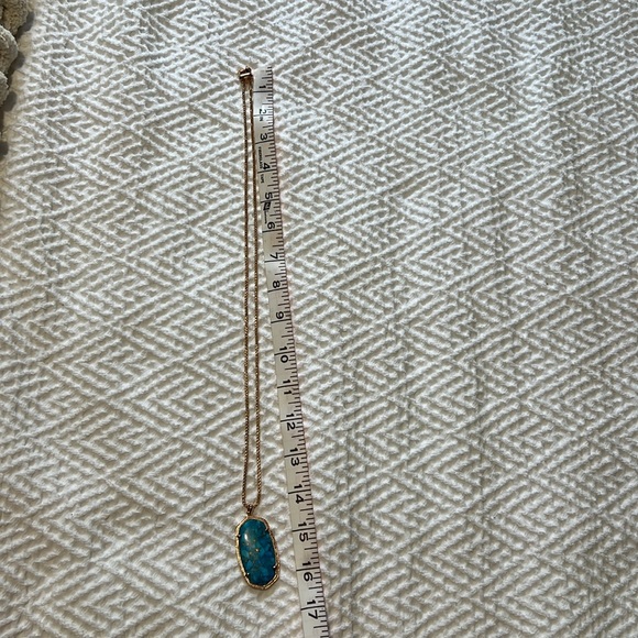 Kendra Scott bronze veined turquoise necklace - Picture 5 of 5